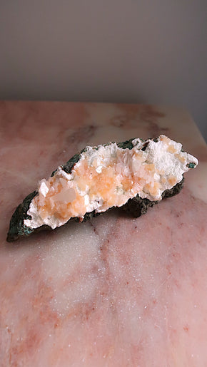 Special Peach Heulandite & Stilbite Cluster