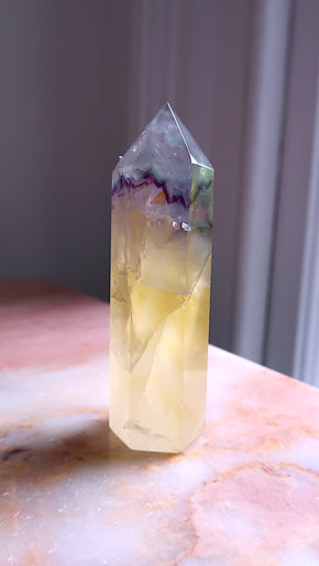 Lemon & Aqua Fluorite