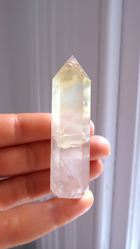 Lemon Fluorite Point