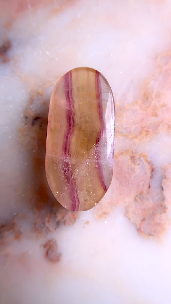 Fluorite Palm Stone