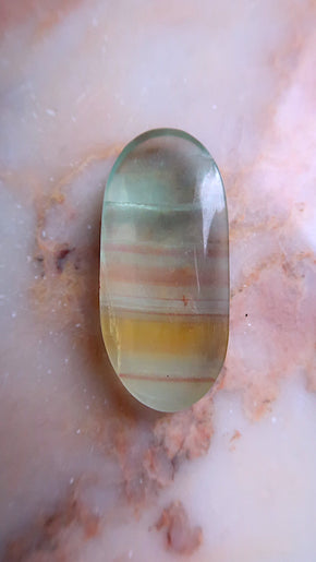 Fluorite Palm Stone