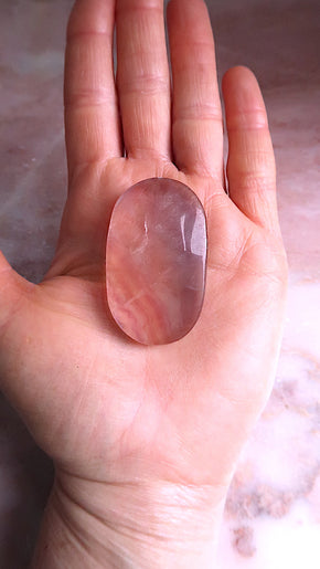 Fluorite Palm Stone