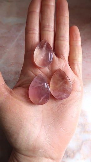 Purple Fluorite Tear Drop