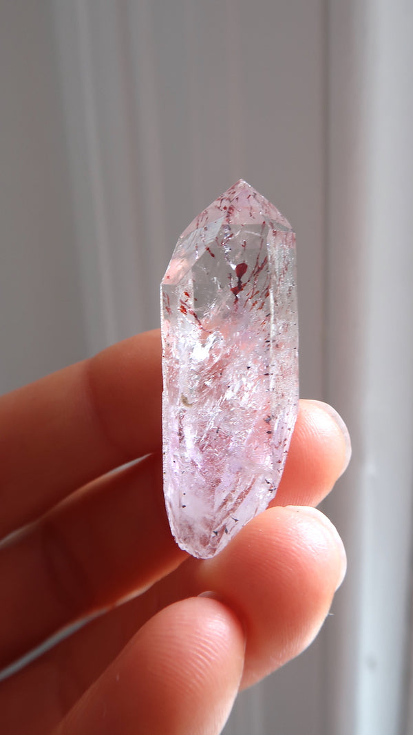 Brandberg Amethyst with Red Hematite