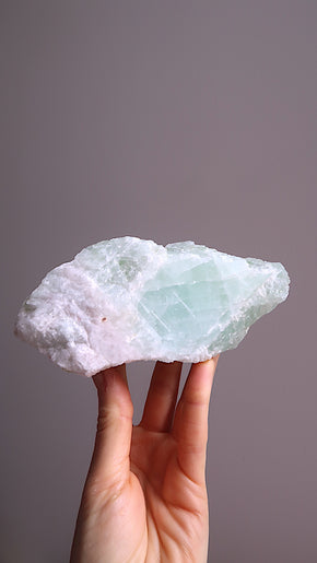 Large raw Aquamarine & Morganite