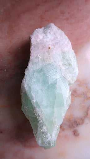 Large raw Aquamarine & Morganite
