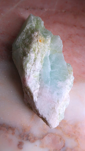 Large raw Aquamarine & Morganite