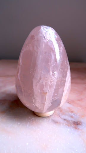 Large Rose Quartz Egg
