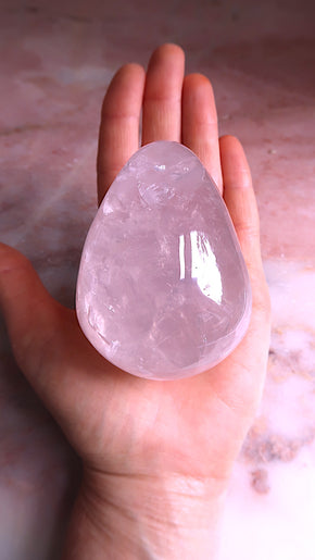 Large Rose Quartz Egg