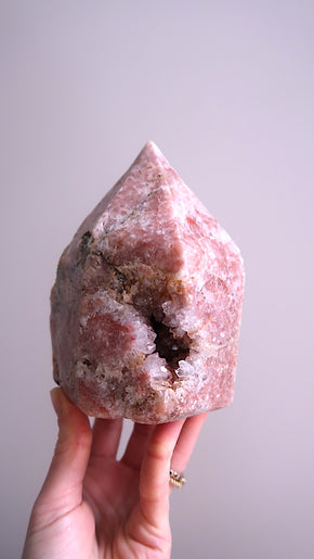 Large Pink Amethyst Point