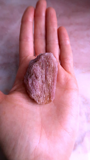 Raw Pink Tourmaline