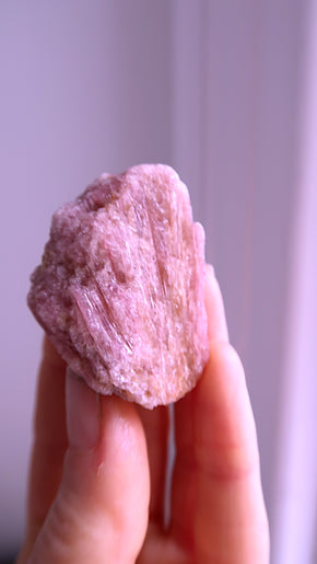 Raw Pink Tourmaline