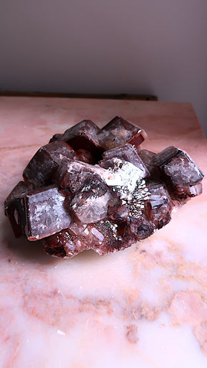 Rare XL Chocolate Calcite Cluster