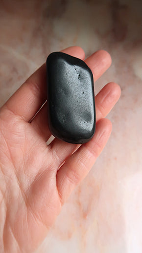 Black Shungite Pebble