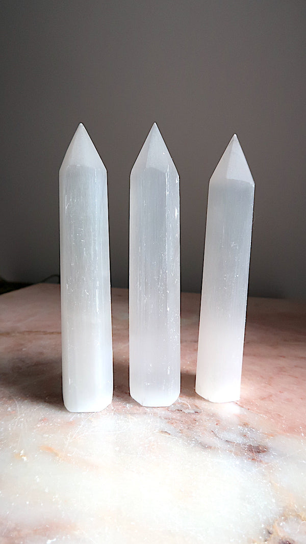 Selenite Points