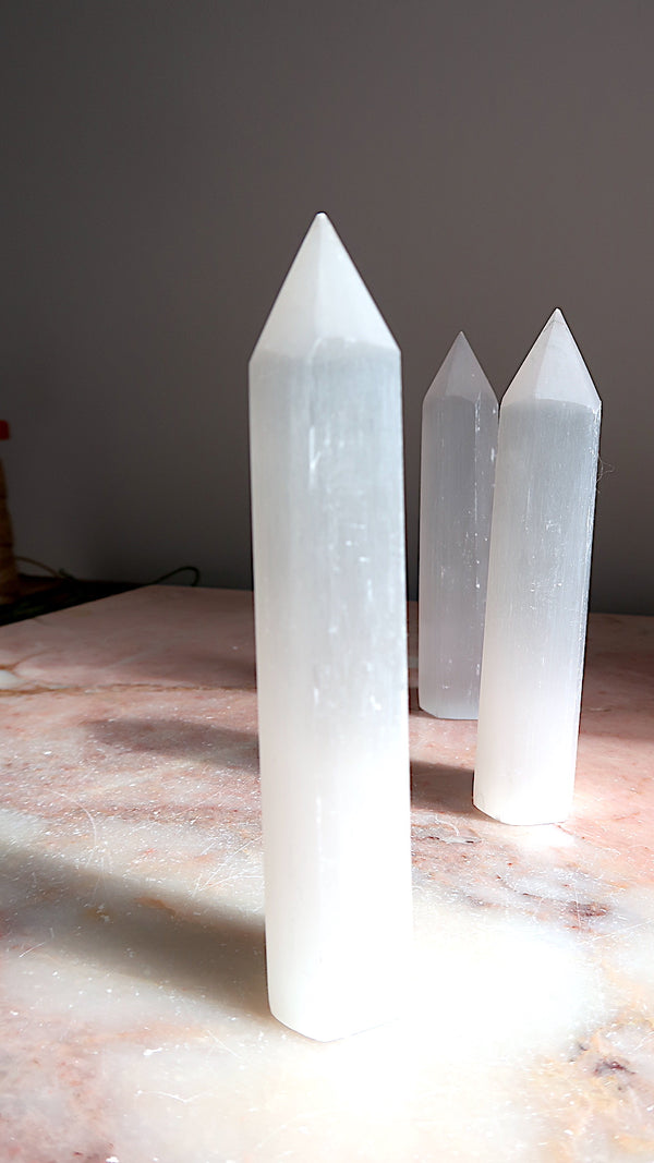 Selenite Points