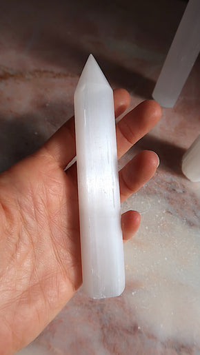 Selenite Points