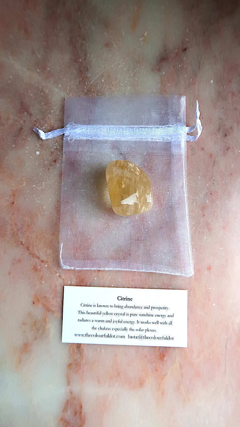 Natural Honey Citrine Tumbles