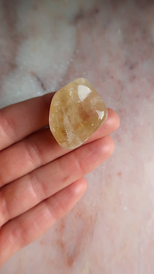 Natural Honey Citrine Tumbles