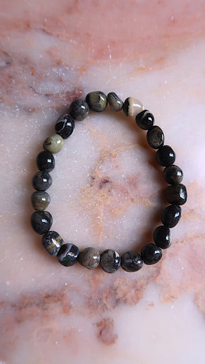 Silver Tree Jasper Bracelet