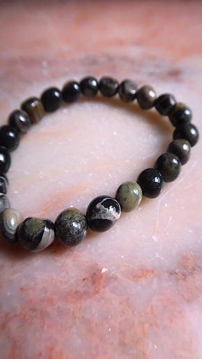 Silver Tree Jasper Bracelet