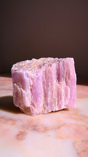 Raw Pink Kunzite