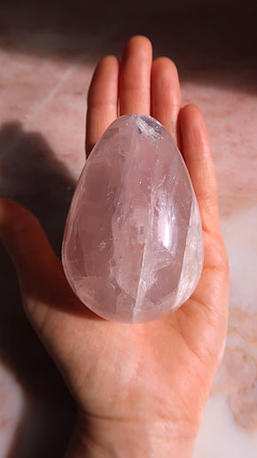 Large Rose Quartz Egg