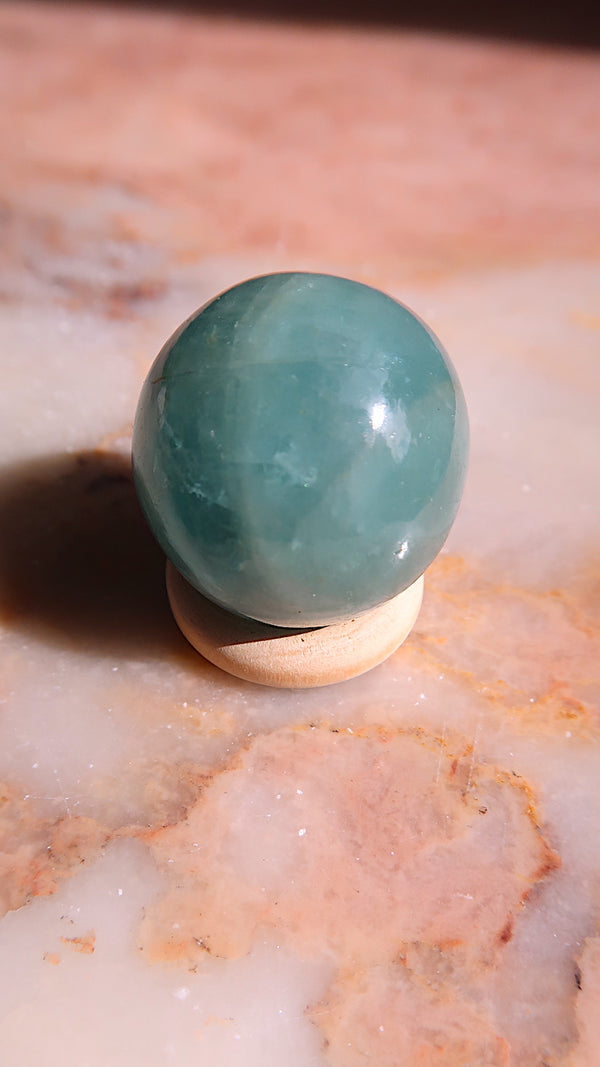 Premium Aquamarine Sphere