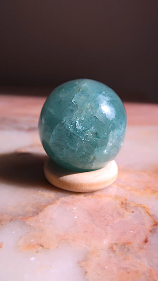 Premium Aquamarine Sphere