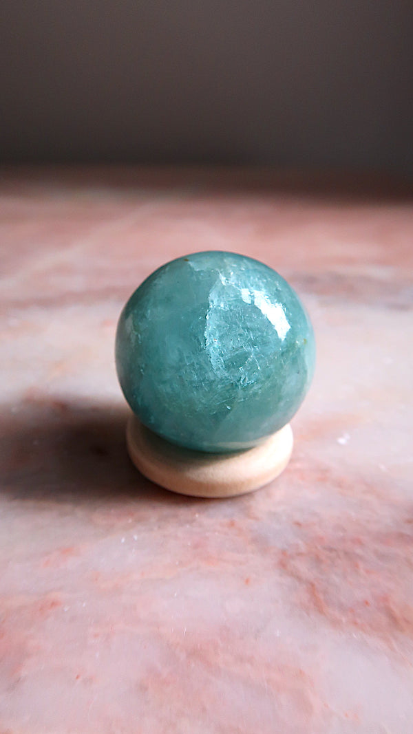Premium Aquamarine Sphere