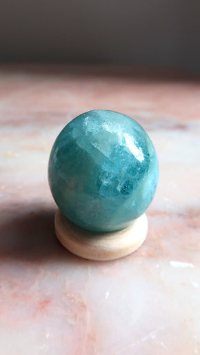 Premium Aquamarine Sphere