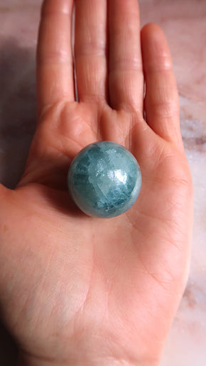 Premium Aquamarine Sphere