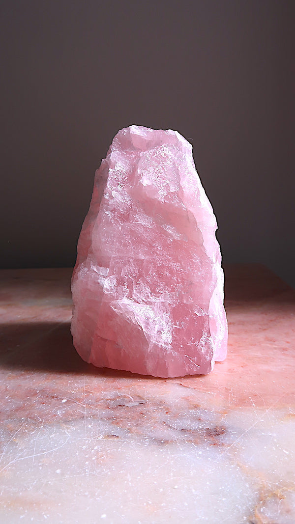 Large Raw Rose Quartz