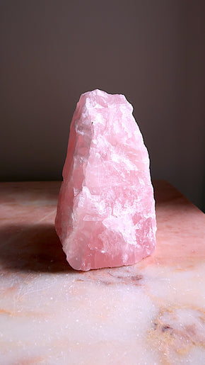 Large Raw Rose Quartz
