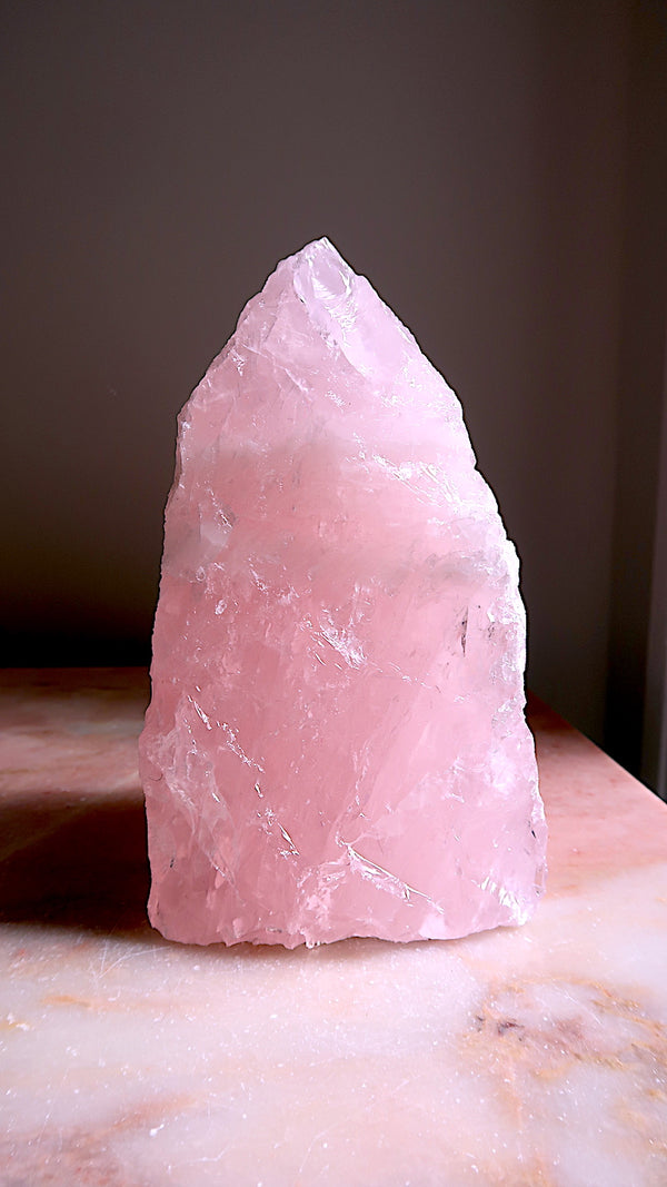 Large Raw Rose Quartz