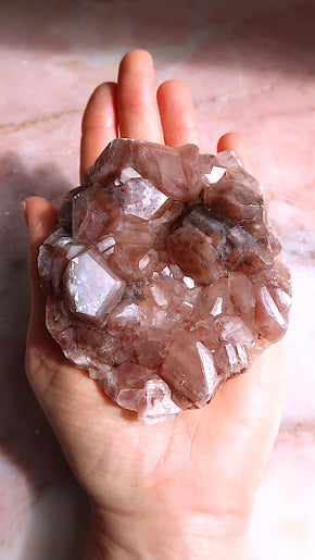 Chocolate Calcite Cluster