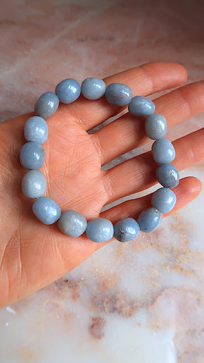 Blue Angelite Bracelet