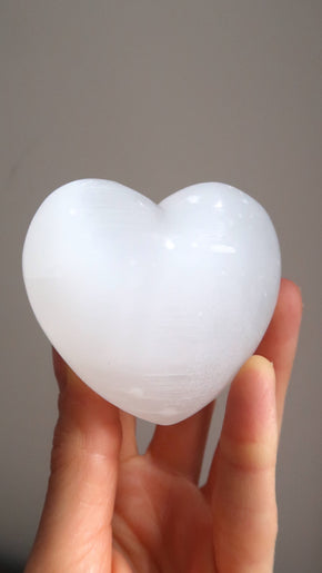 Chunky Selenite Heart