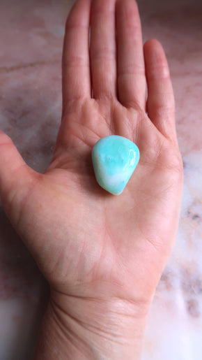 Blue Opal Pocket Stone