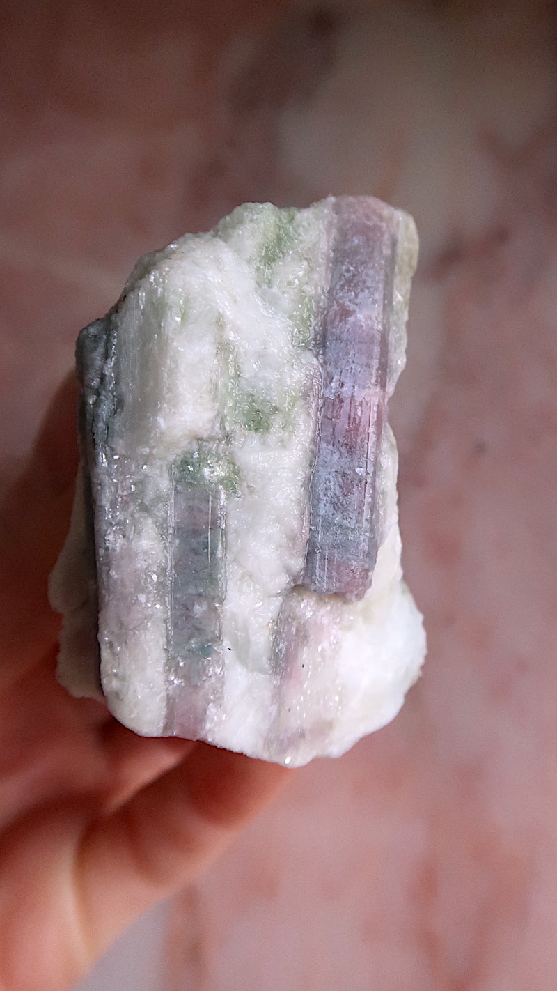 Pink Blue Green Tourmaline