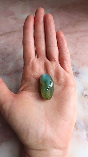 Blue Opal Pocket Stone