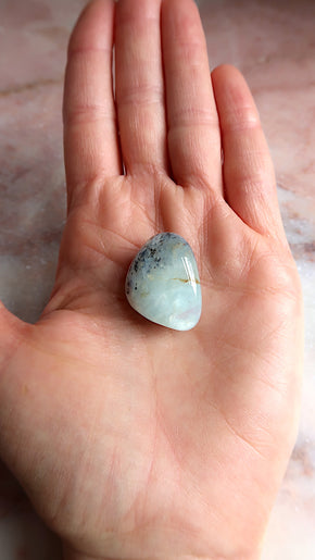 Blue Opal Pocket Stone