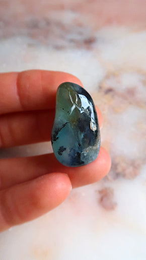 Blue Opal Pocket Stone