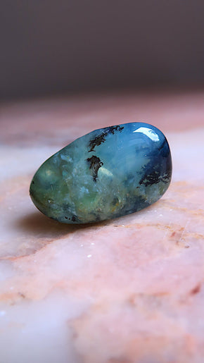 Blue Opal Pocket Stone