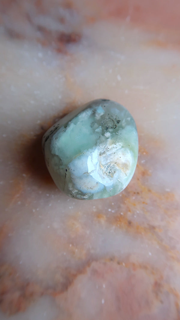 Blue Opal Pocket Stone