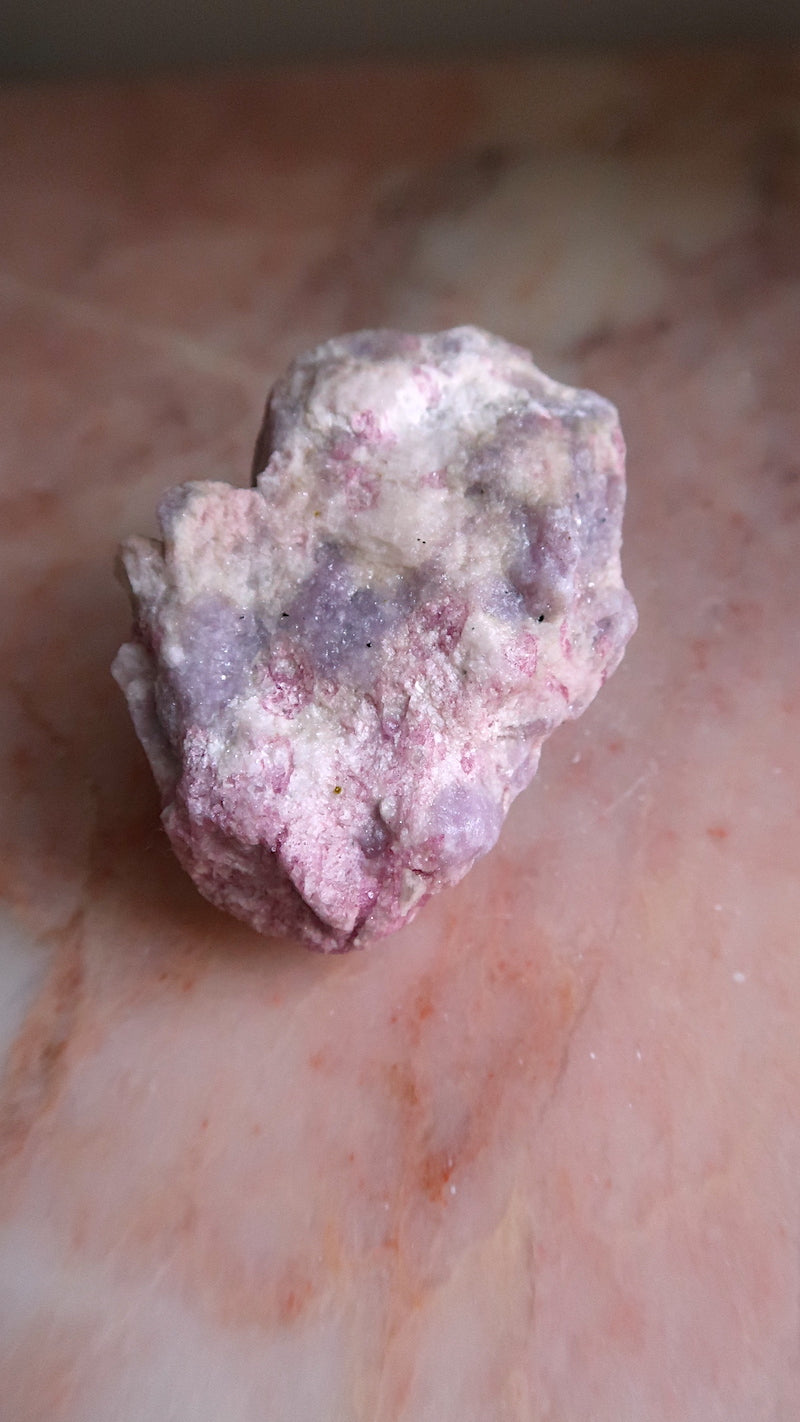 Raw Pink & Lilac Tourmaline