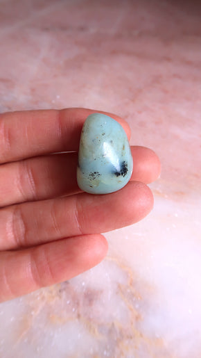Blue Opal Pocket Stone
