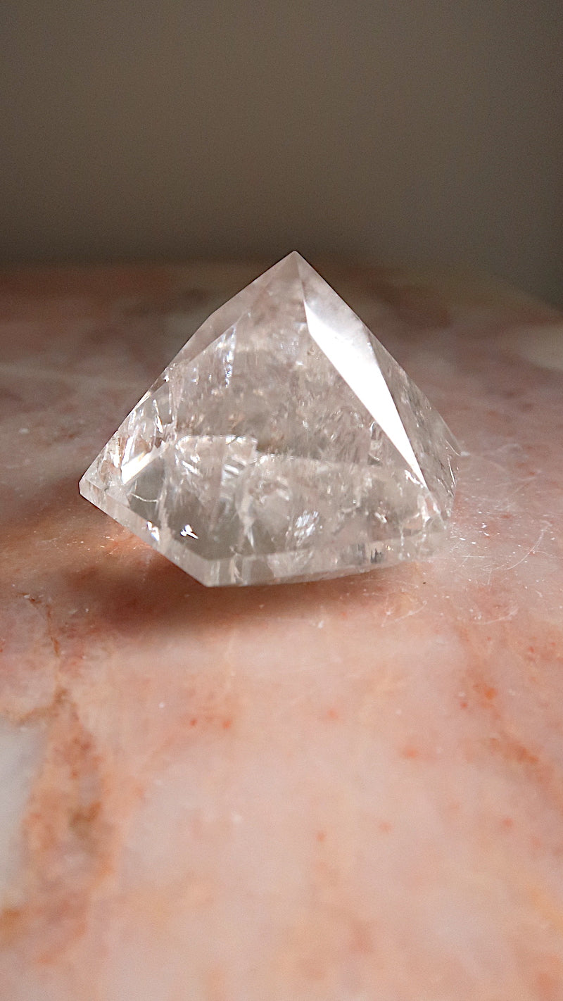 Clear Quartz Star/Diamond