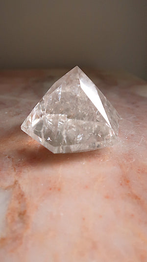 Clear Quartz Star/Diamond