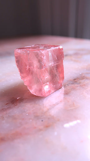 Strawberry Optical Calcite